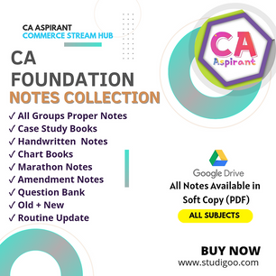 CA Foundation Notes Collection