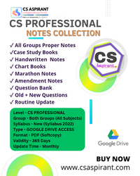 CS Professional Notes Collection Package | Google Drive Access | June/Dec 2026 | New Syllabus
