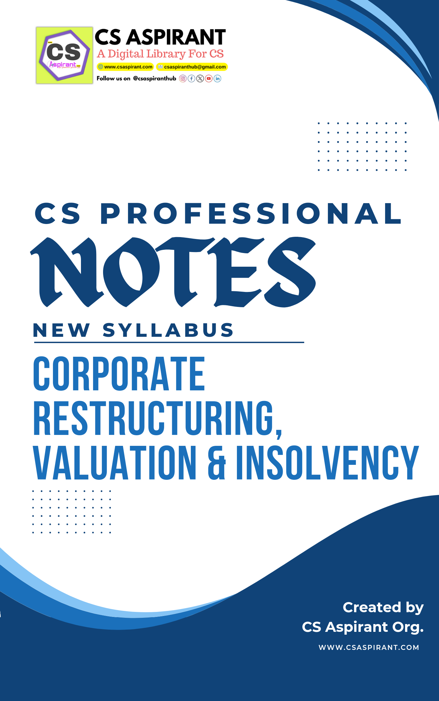 CRVI Notes - CS PROFESSIONAL (New Syllabus) E-Book