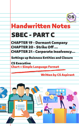 SBEC - PART C Handwritten Notes | CS Executive | CS Aspirant
