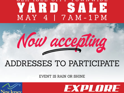 Discover Hidden Gems at Sea Isle City's Townwide Yard Sale on May 4!