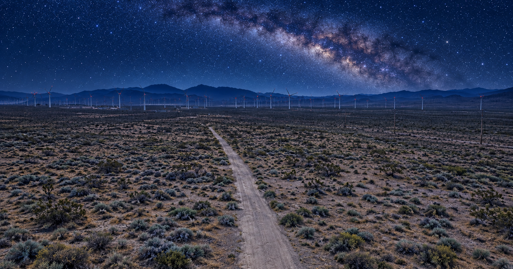 AI-created land showcase concept; illustrative terrain, sky and lighting.
