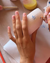 Atelier de peinture sur céramique à Essaouira