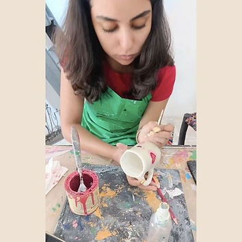 Atelier de Peinture sur Céramique à Tanger