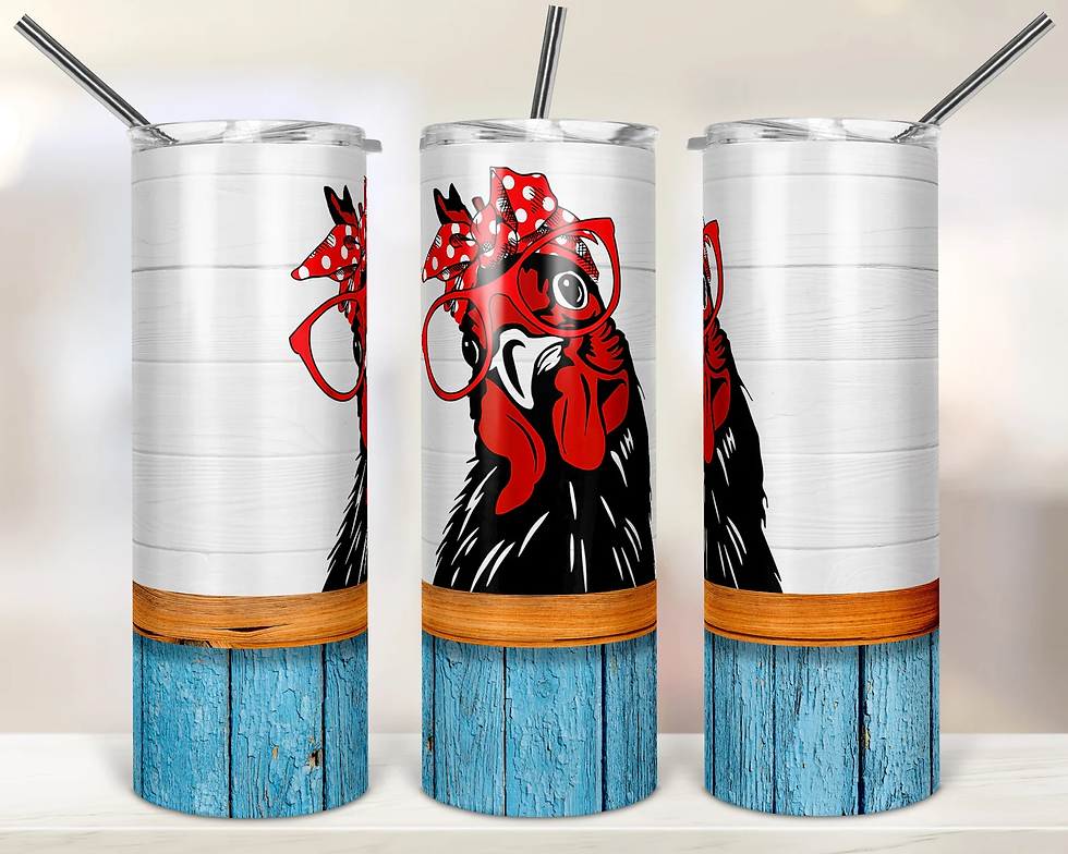 Thumbnail: 22oz Tumbler with Lid & Straw, Choose Your Design, Great Gift