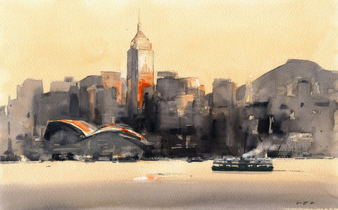 Wu Jianzhong - "Golden Skyline"
