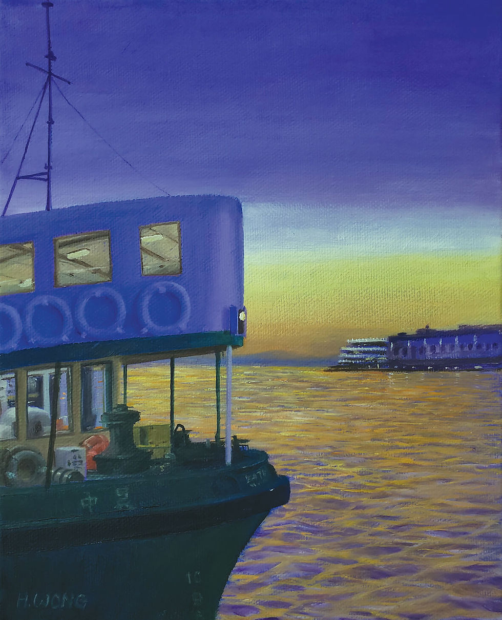 Hermia Wong - I went to Victoria Harbour to catch the sunset on that Saturday #1