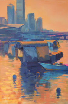Elena Klimova - "Calm Waters of Typhoon Shelter"