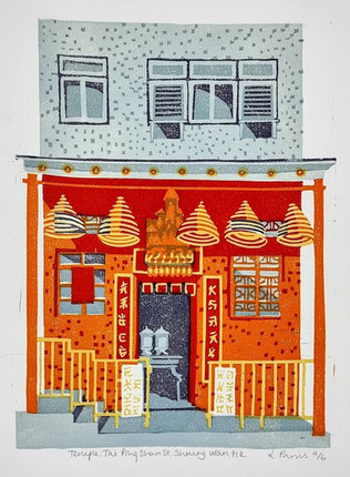 Lucy Parris artwork. Art by Lucy Parris. Hong Kong artist.