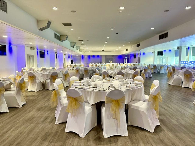 Chair covers at King Power Stadium
