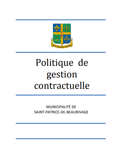 politique de gestion contractuelle - log