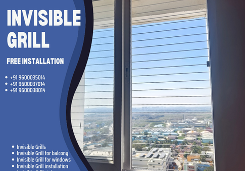 Affordable Invisible Window Grills in Chennai Enhance Safety and Aesthetics