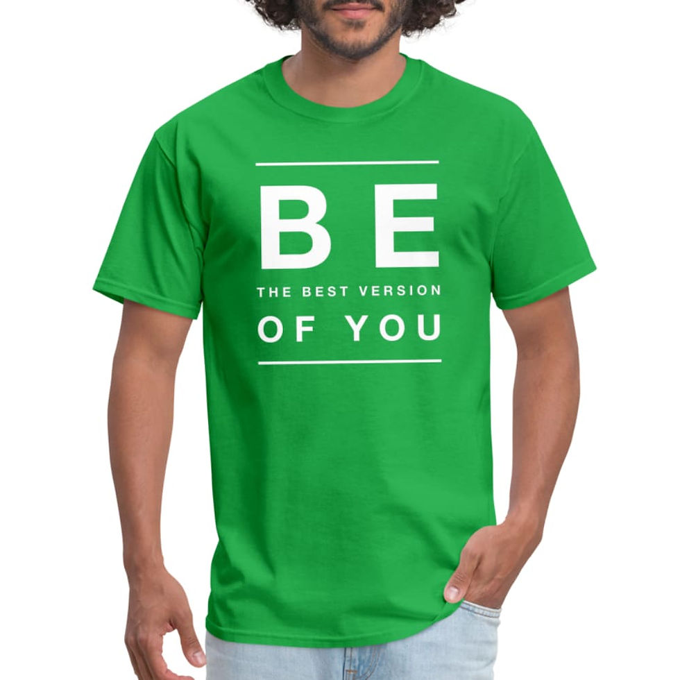 Thumbnail: Mens T-Shirt, Be The Best Version of You Inspiration