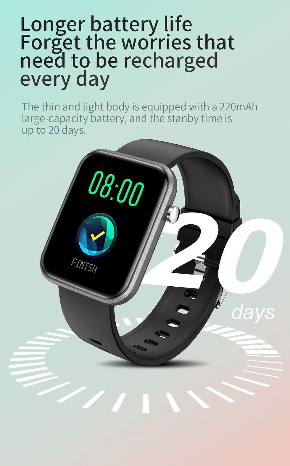 Miniatura: Advanced Smartwatch With Three Bands And Wellness + Activity Tracker