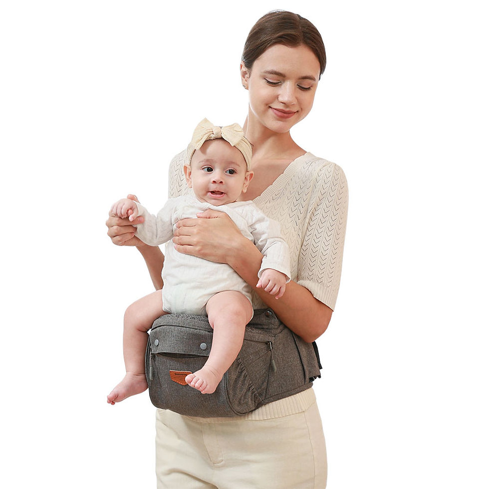 Thumbnail: Ergonomic 3-in-1 Baby Carrier and Hipseat
