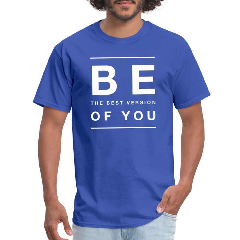 Thumbnail: Mens T-Shirt, Be The Best Version of You Inspiration