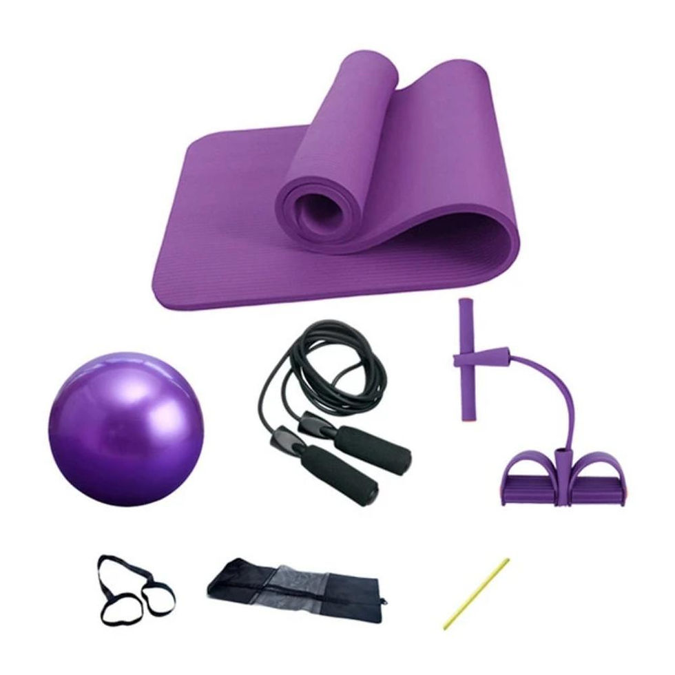 Thumbnail: Deluxe Yoga Fitness 5 pcs Exercise Set