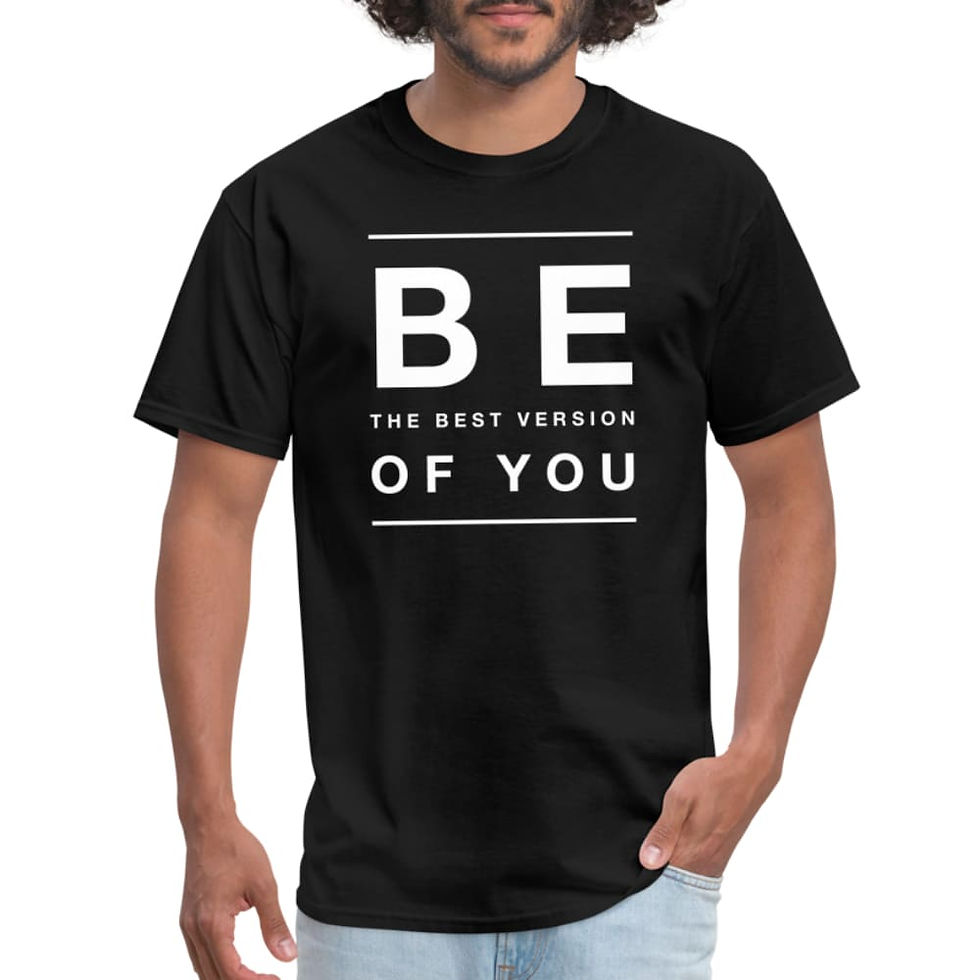 Thumbnail: Mens T-Shirt, Be The Best Version of You Inspiration