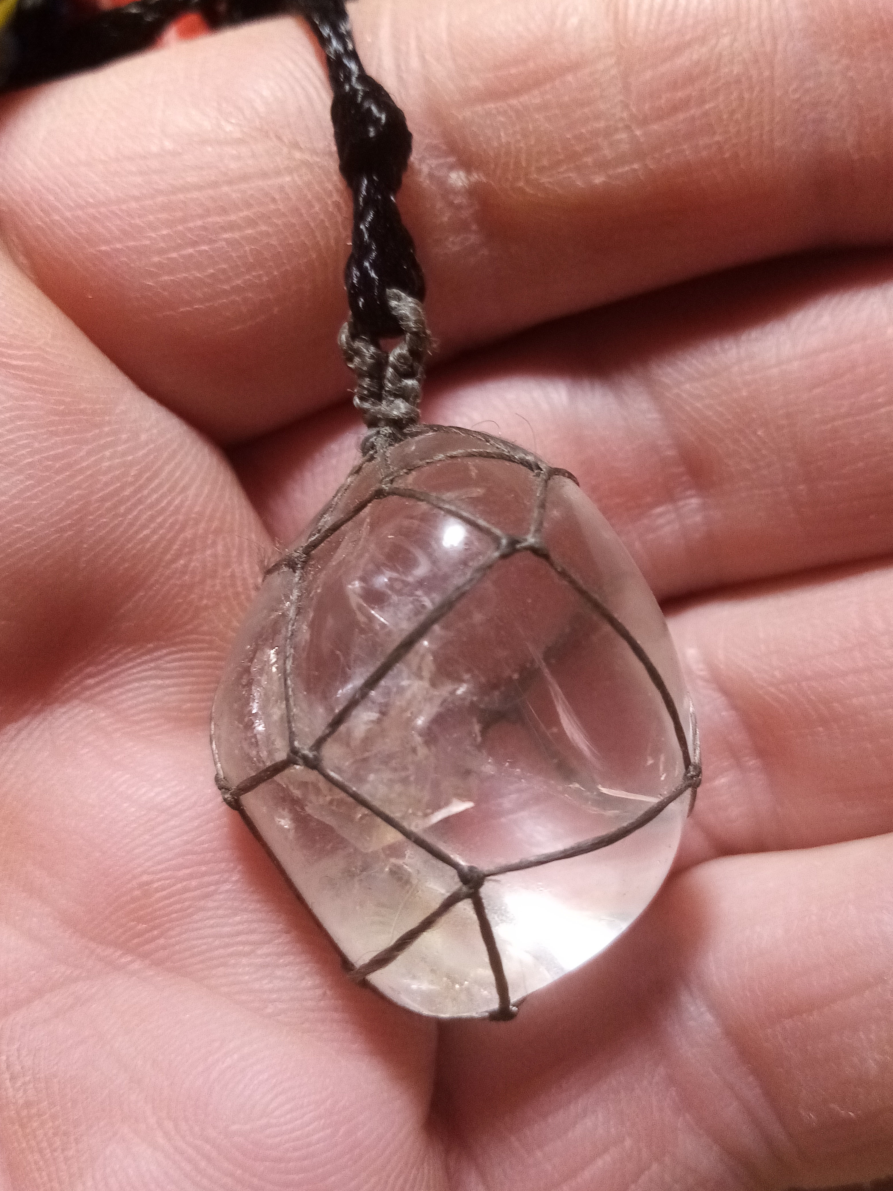 Quartz monté en filet