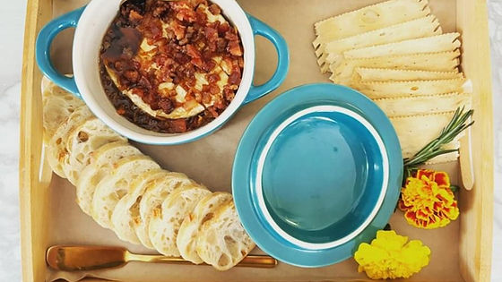 Maple Bacon Baked Brie
