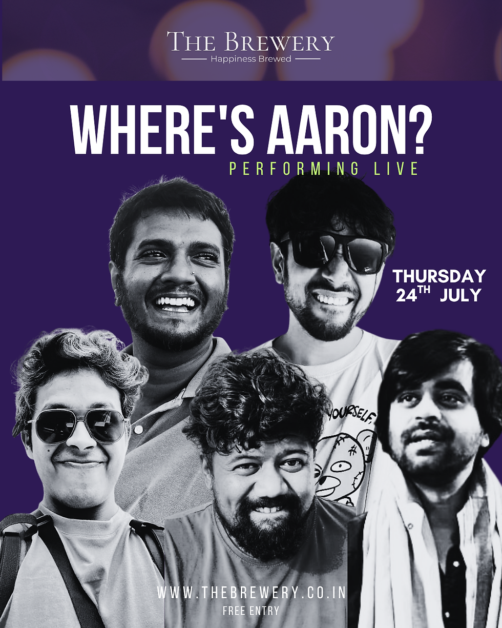 Where's Aaron? - Live at The Brewery