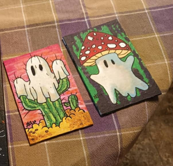 Cactus or mushroom ghosties
