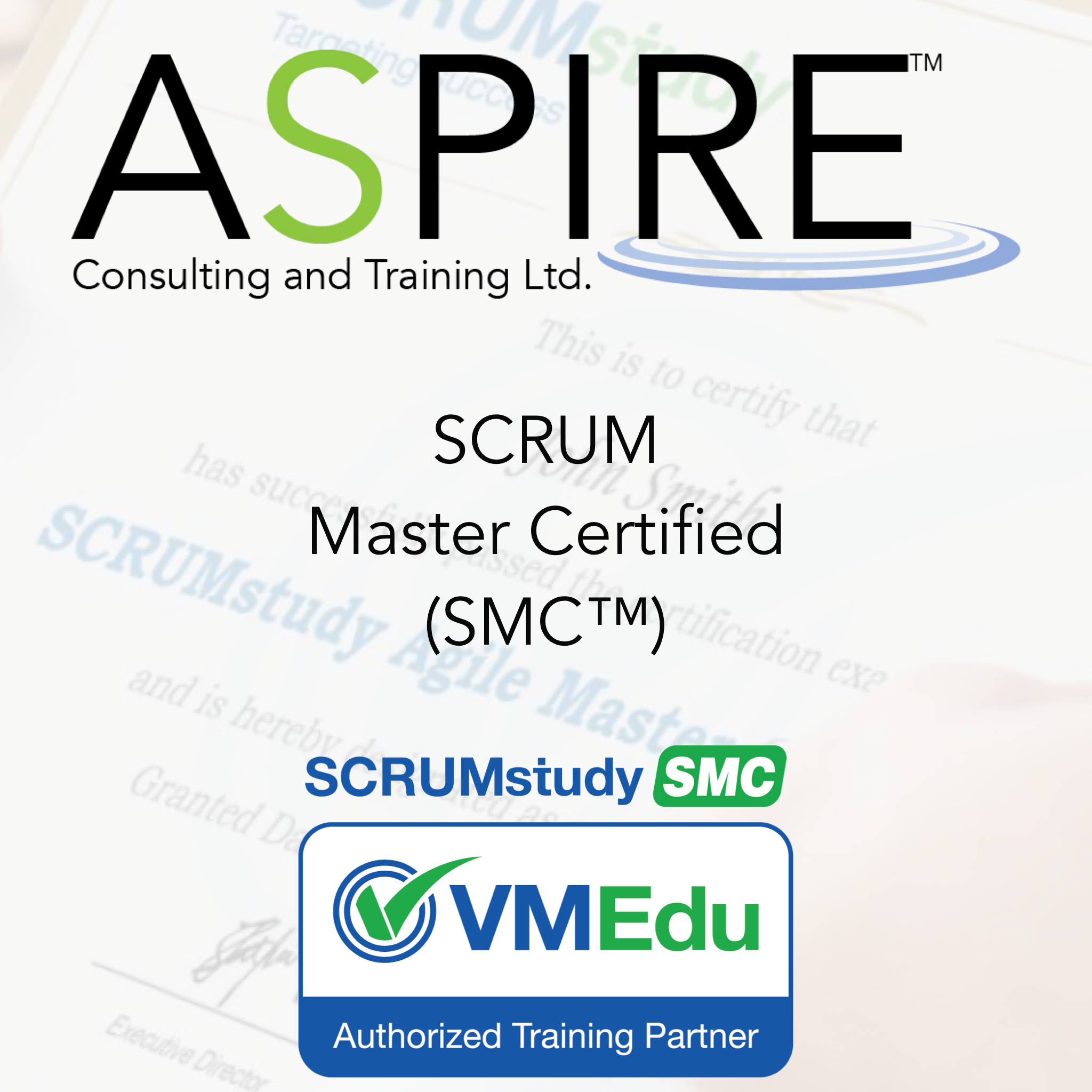 SCRUM Master Certified (SMC™)