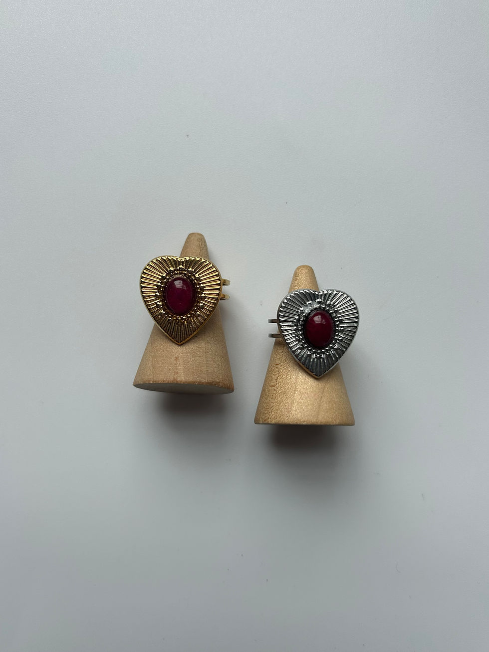 Miniatura: anillo corazón