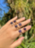 Anillo astromelia morada