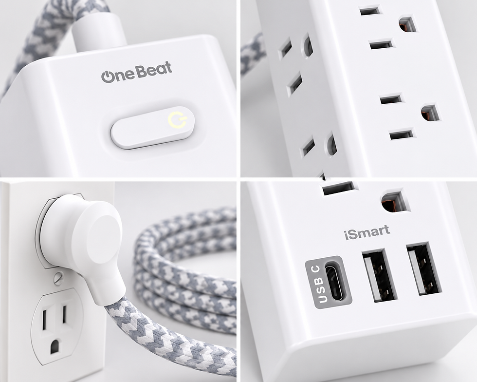 Thumbnail: 6-Outlet USB Power Strip