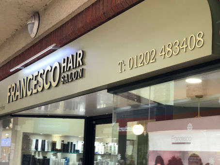 SIGNAGE - REBRANDING - SALON SIGNAGE