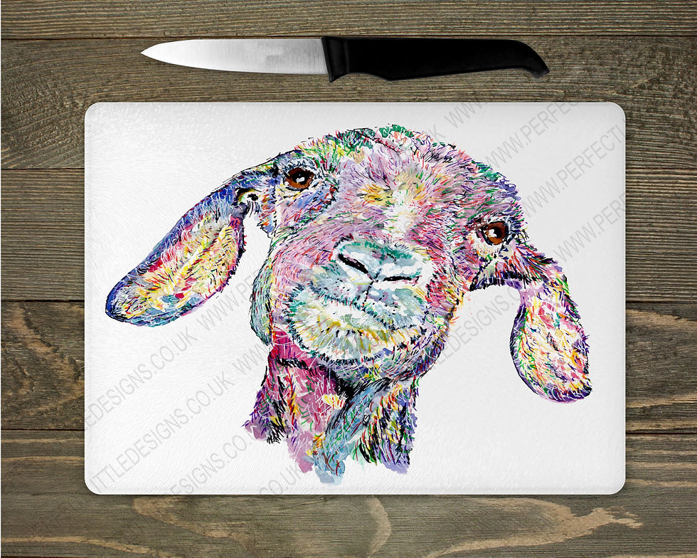 Goat Glass Chopping Board