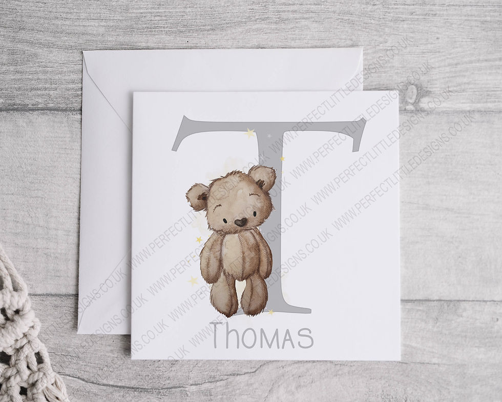 Personalised Initial Bear