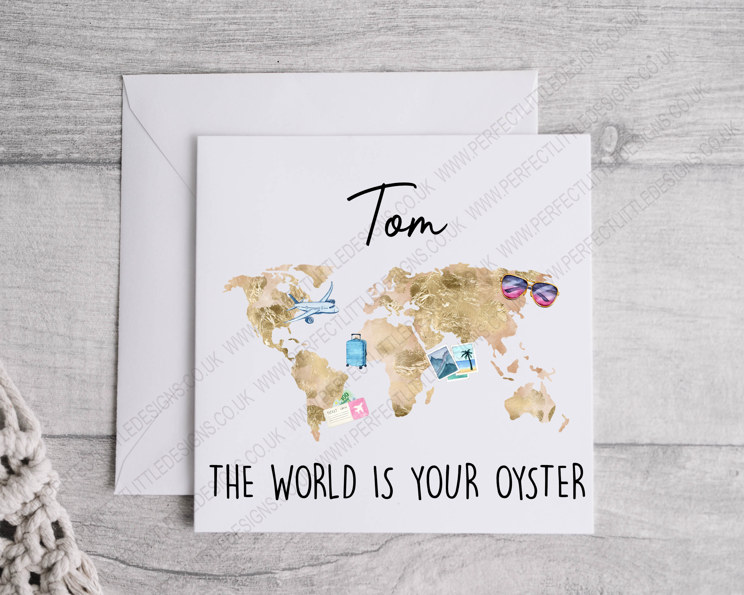 Personalised The World Is Your Oyster