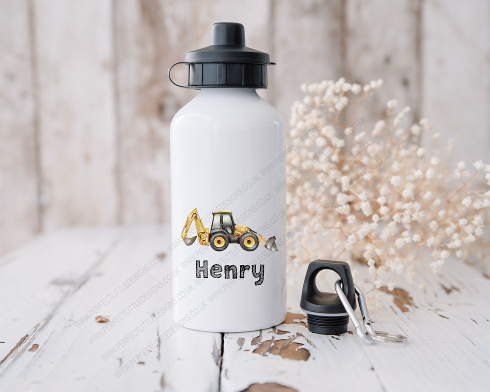 Personalised Digger Bottle
