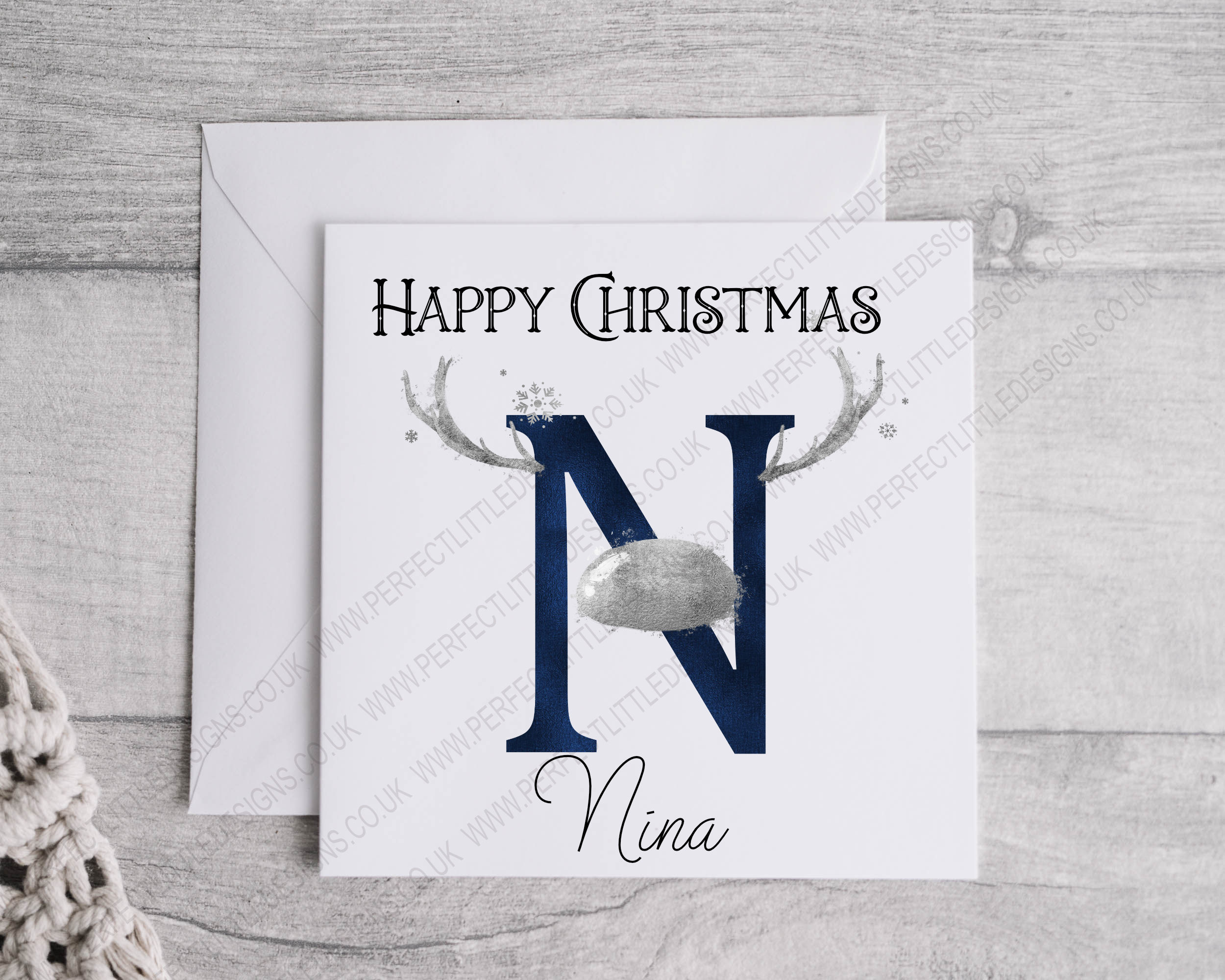 Personalised Initial Reindeer