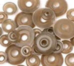 Miniatura: 20mm a 24mm- 1 Par Olhos Segurança para Amigurumis preto