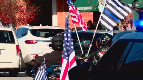 Back the Blue parade raises funds for protective gear to outfit local K-9 units