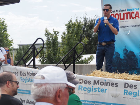 OLIVER RETURNS TO IOWA FOR CAUCUSES