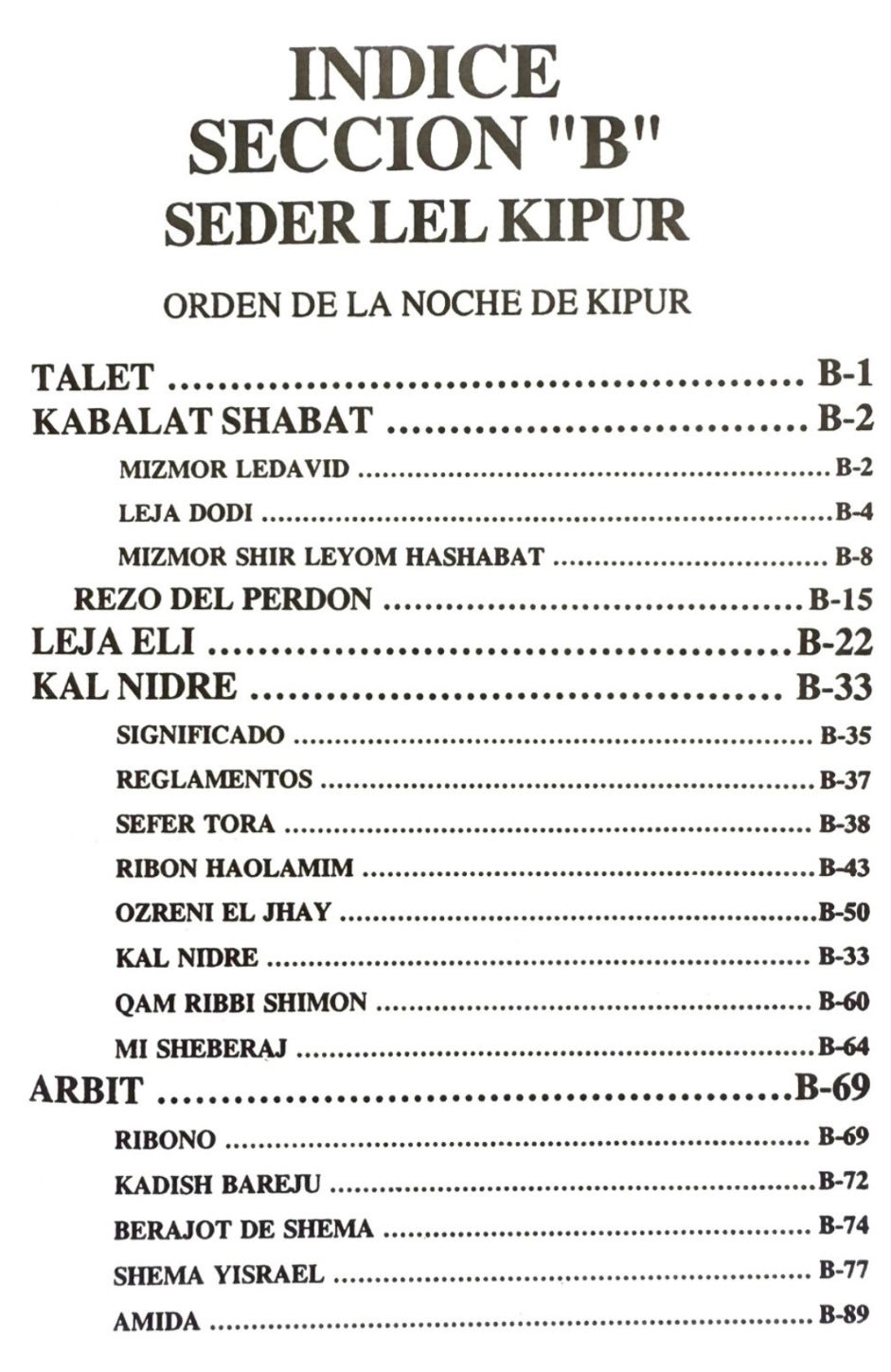 Miniatura: Majhzor KIPUR - Pasta Dura - Quemante