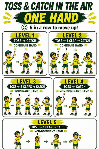Toss & Catch in the Air (One Hand)