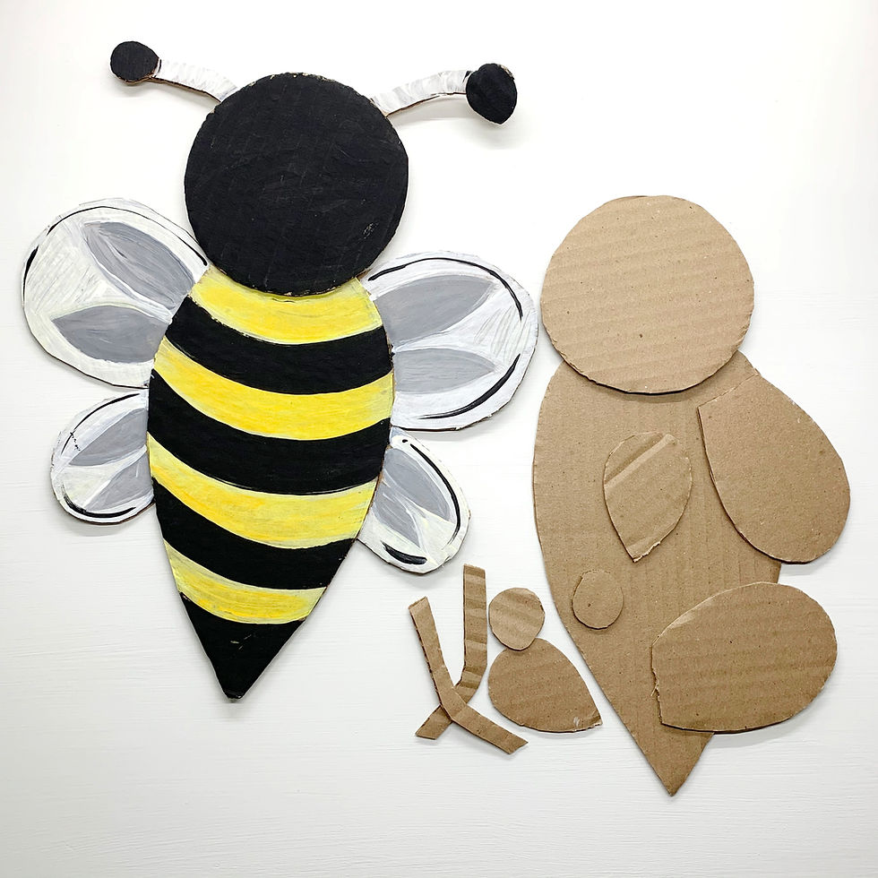 Cardboard Bumble Bee