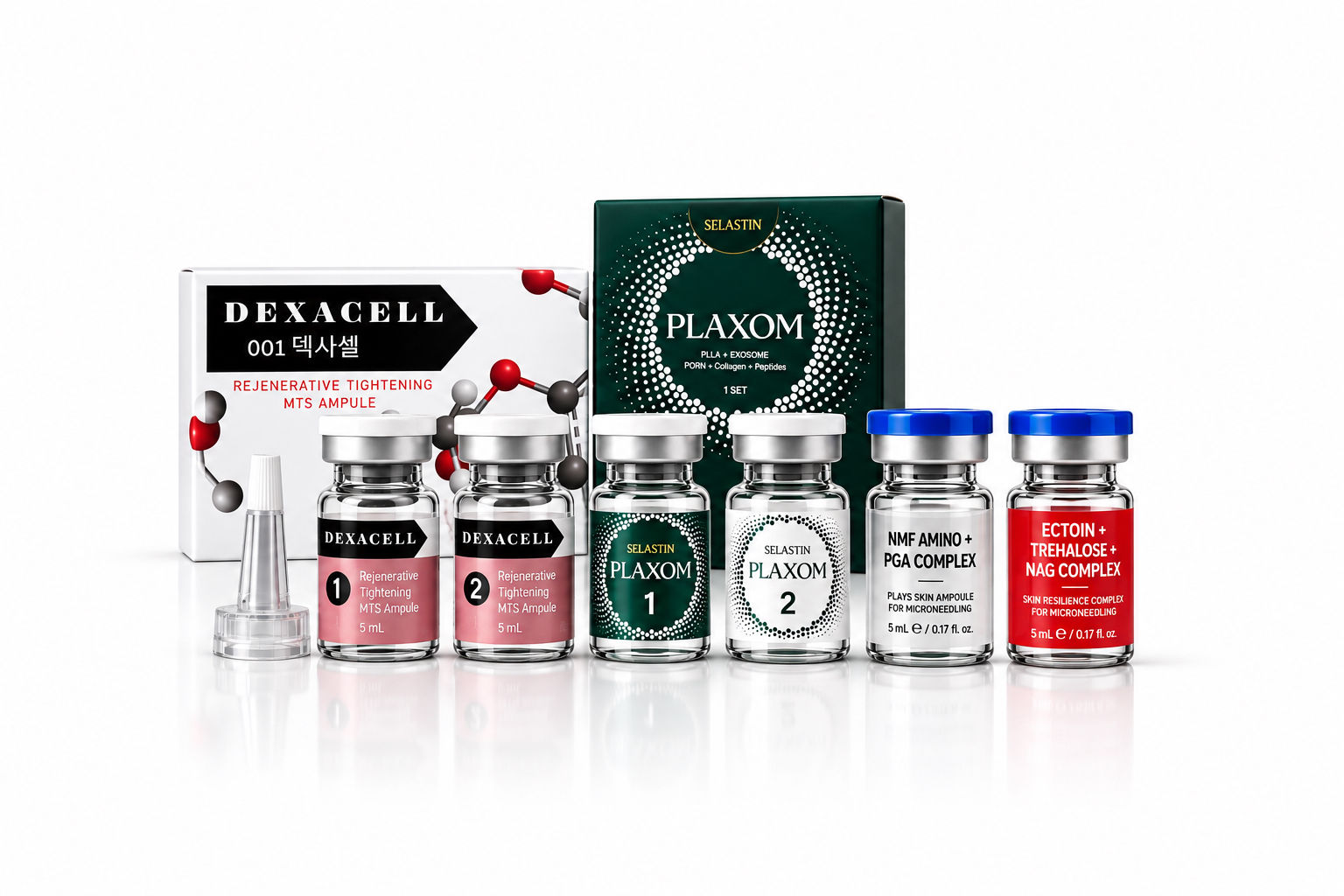 PLAXOM + DEXACELL 8-WEEK SKIN RETEXTURIZING SYSTEM