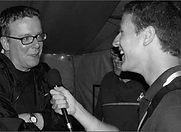 Andrew Marston interviewing The Proclaimers at the Big Chill Festival