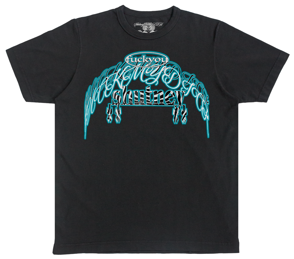 Camiseta Fuck Shutney Preta - Custom 2