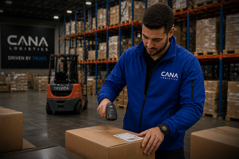 CANA Logistics warehouse freight operations Sydney