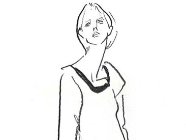 ModeCroquis:視線と背筋。静謐なの線が描く静寂と動(クロッキー)