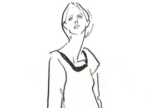 ModeCroquis：視線と背筋。静謐なの線が描く静寂と動（クロッキー）