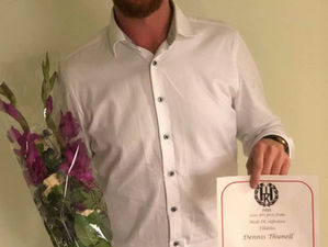 Grattis Dennis till Hede IK's stipendie!