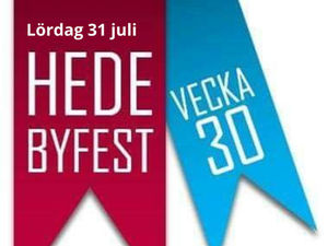 Hede byfest-vecka: lördagens programpunkter